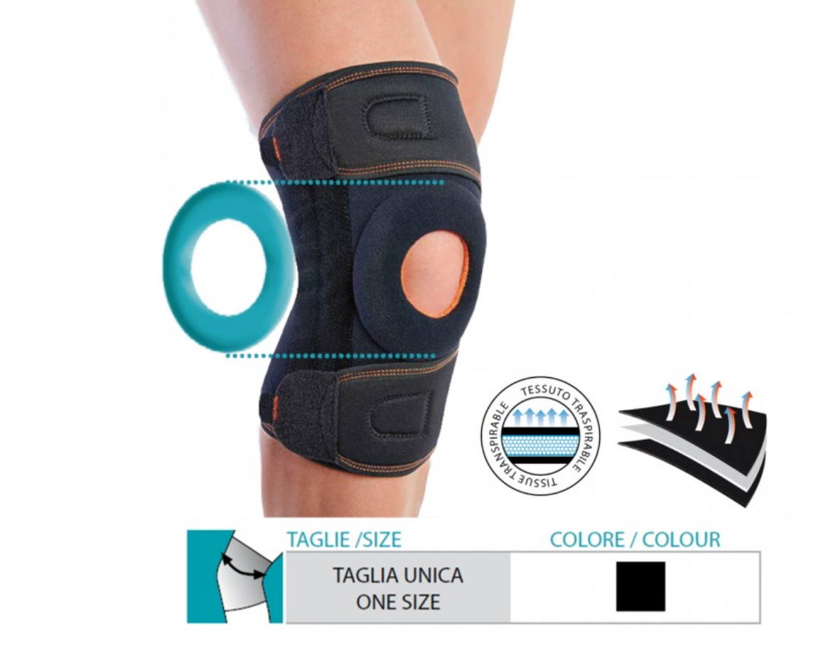 Rodillera Armada Completamente Abierta Orione Ref.4119