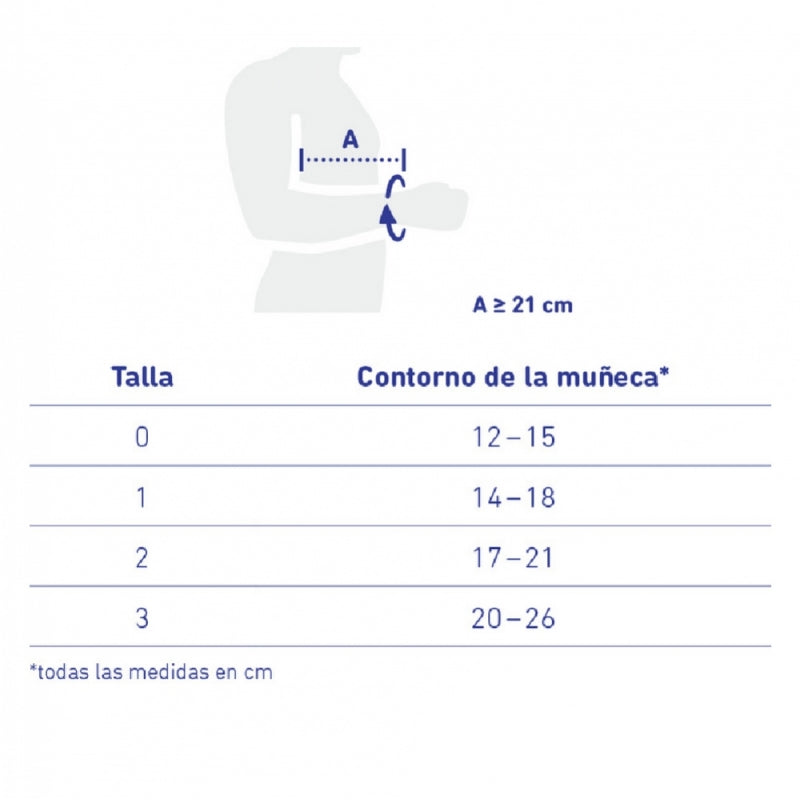 Bauerfeind Órtesis muñeca y antebrazo | Abertura pulgar | Varillas | Semiabierta | Titán | Varias tallas | ManuLoc long Plus - MICO