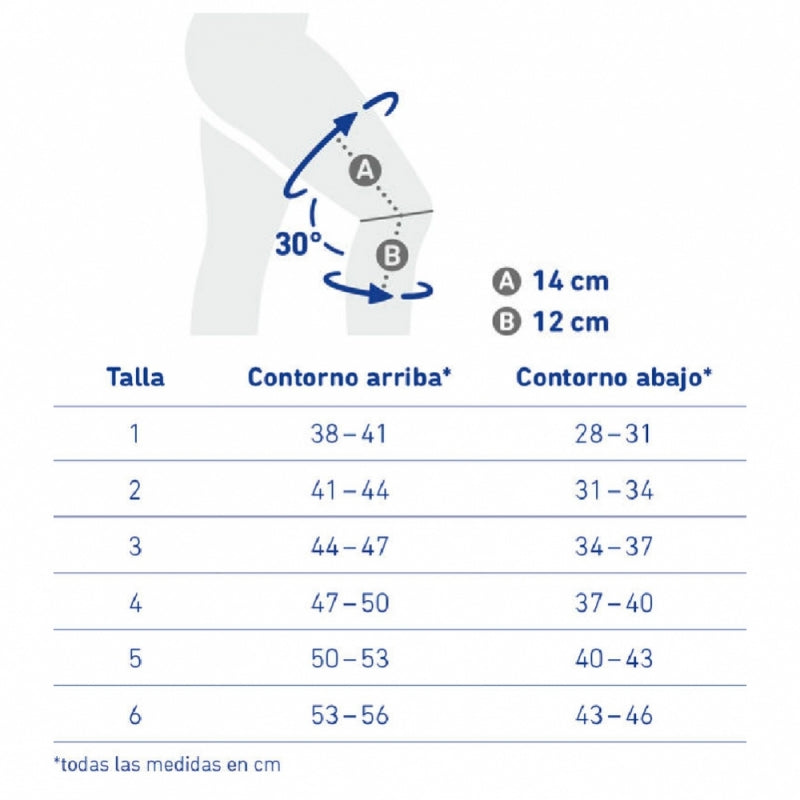 Bauerfeind rodillera elástica | Protección rótula | Flejes laterales y almohadilla | Titán | Varias tallas | GenuTrain - MICO