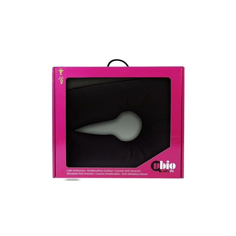 Cojín antiescaras impermeable | Herradura cuadrado | Adaptable a todas las sillas y sillones | Grafito | Saniluxe - MICO