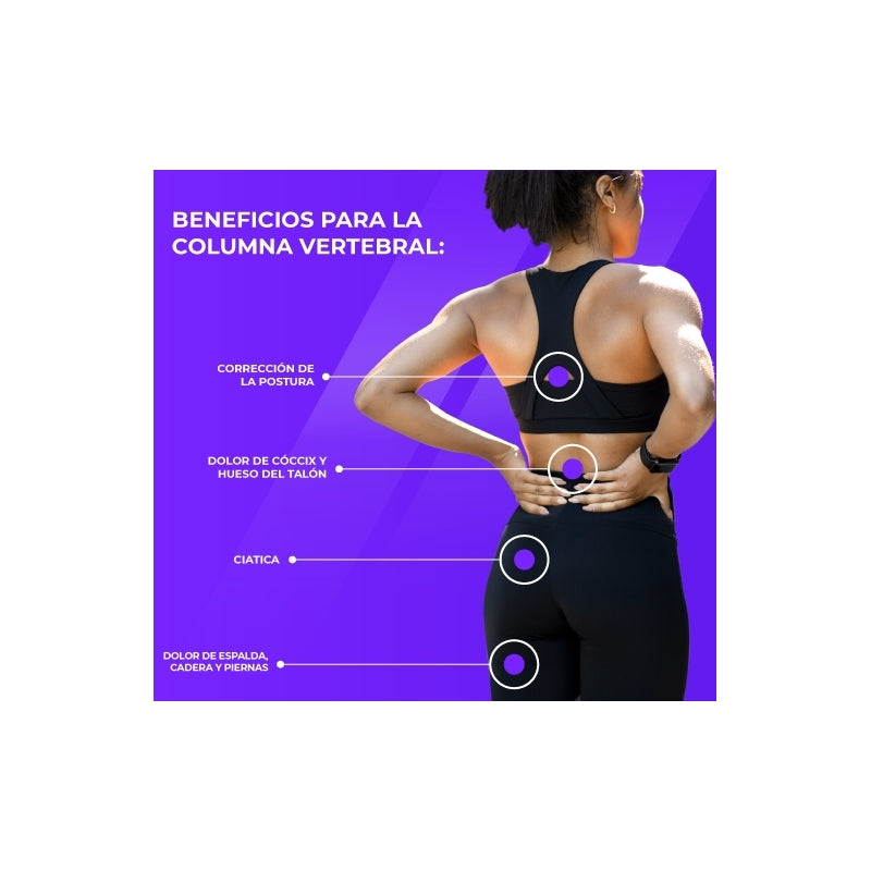 Cojín ergonómico | 42x42x8 cm | 'Viscoflex Plus' - MICO