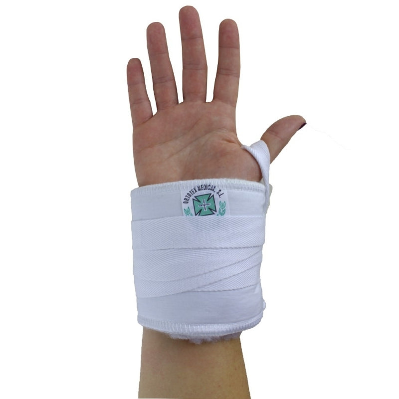 Muñequera antiescaras con cintas de sujeción - MICO