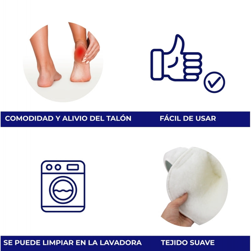 Protector antiescaras para codo o talón | De borreguito | Talla única | Mobiclinic - MICO