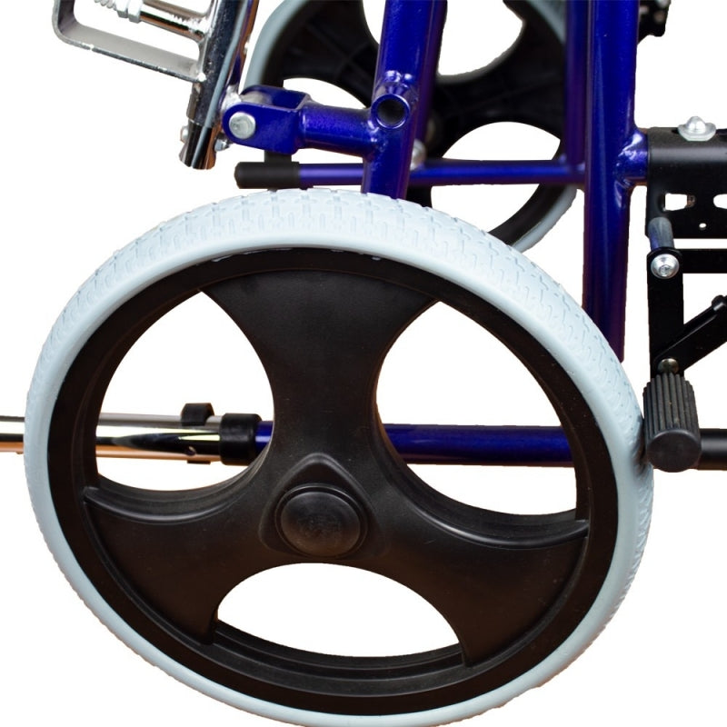 Silla de ruedas | Plegable | Respaldo reclinable | Frenos a presión | Negra | Esfinge | Mobiclinic - MICO