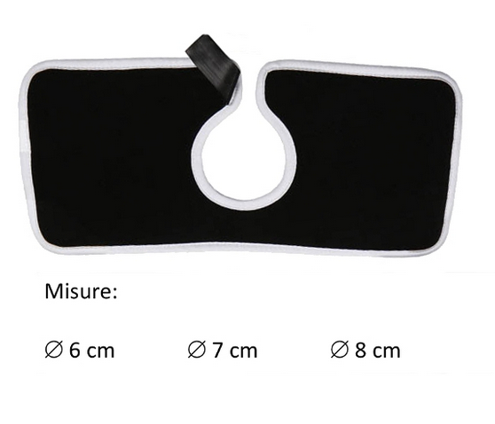 Panel Ref.3054 de 16 cm. de altura con agujeros de diferentes medidas para uso exclusivo con el cinturón Ref.3052