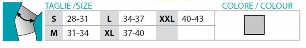 Rodillera en tejido elástico Orione Ref.409