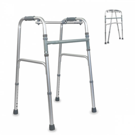 Andador para adultos | Aluminio | Plegable | Sin ruedas | Columna | Mobiclinic - MICO