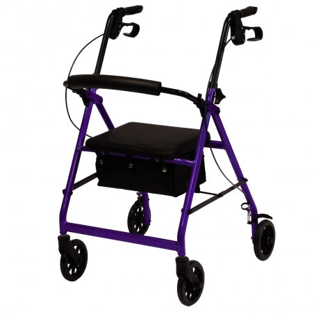 Andador rollator plegable con ruedas y frenos especial artritis - MICO