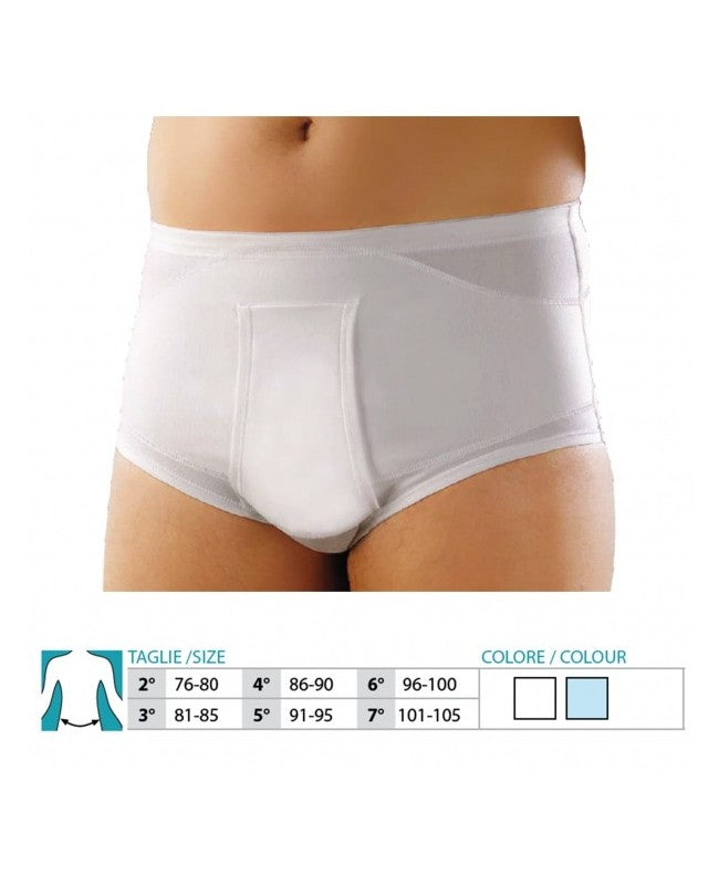 Calzoncillo contencíon elástico - Versión abierta para hombre - Ref. 510 ST