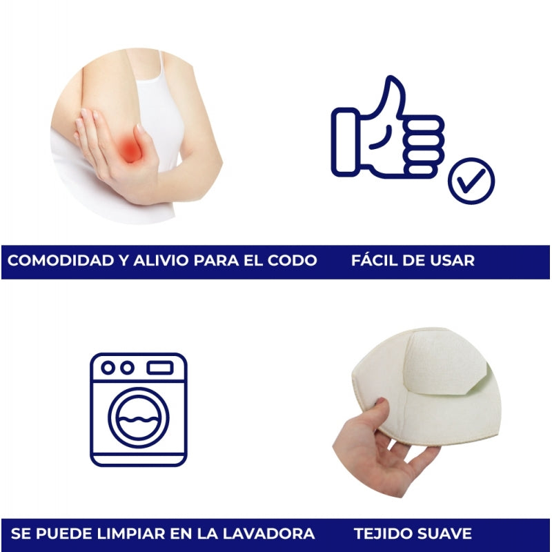 Pack de protectores antiescaras para codo o talón | Derecho e izquierdo | Algodón | Talla única | Mobiclinic - MICO