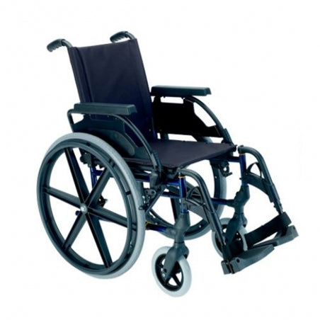 Silla de ruedas | Breezy Premium (antigua 250) | Plegable | Acero | Rueda de 24" | Azul - MICO