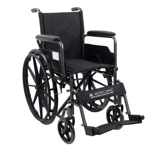 Silla de ruedas | Plegable | Acero | Ruedas traseras extraíbles | Reposapiés y reposabrazos | S220 Sevilla | Premium Mobiclinic - MICO