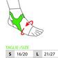 Tobillera Con Taping Integrado Ref.489 ORIONE POWER BAND